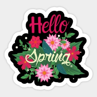 Hello Spring Sticker